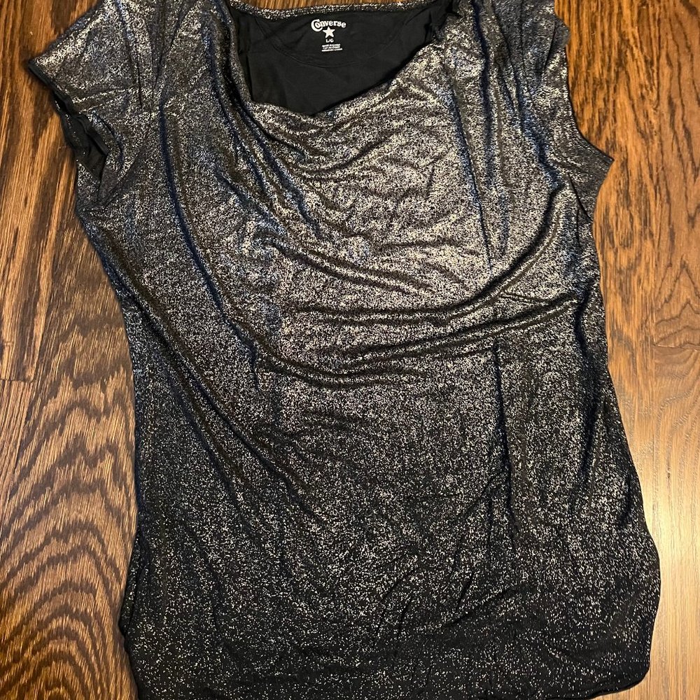 Converse sparkly top